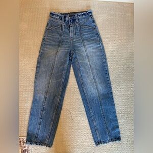 Abercrombie & Fitch high-waisted straight leg jeans